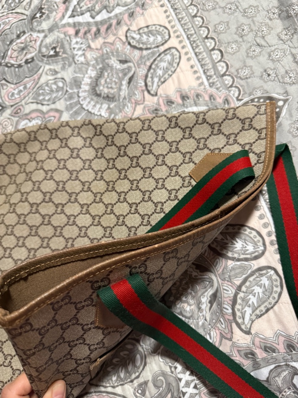 Gucci Plus Sherry Line tote bag vintage preowned - Picture 10 of 16